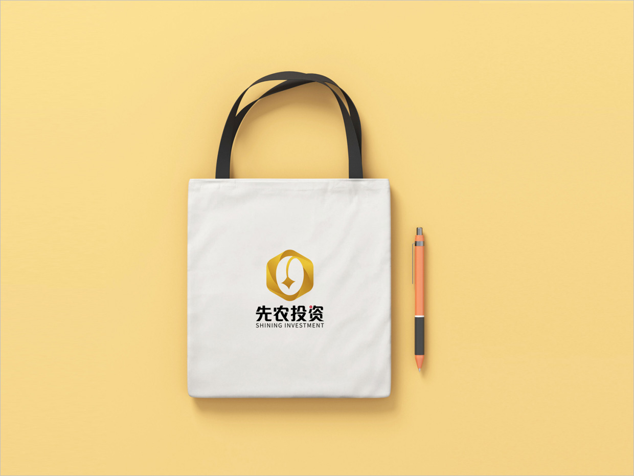 北京先農(nóng)投資管理公司logo設(shè)計之應用效果